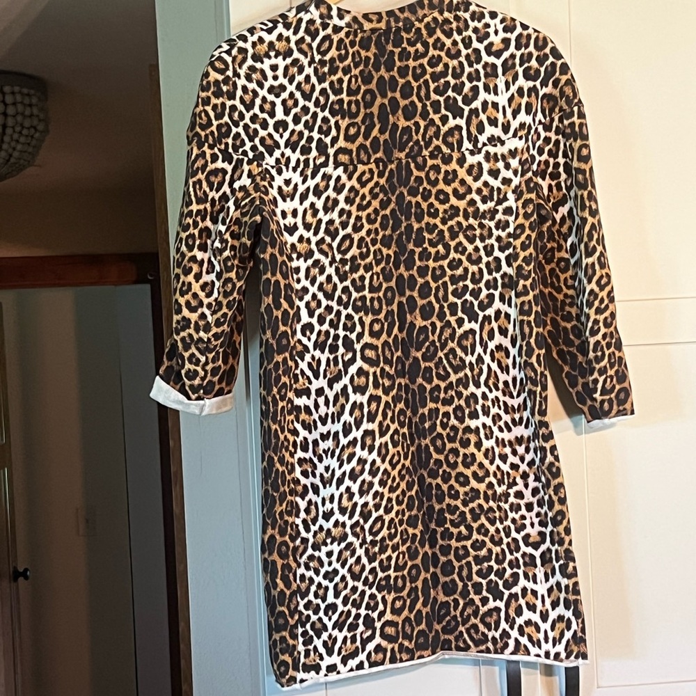 Philip Lim 3-1 Sculpted Leopard Print Dress, 100%… - image 6